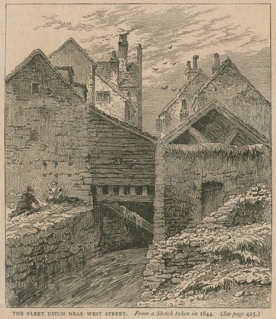 Fleet Ditch poblíž West Street od English School