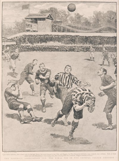 Pohár fotbalové asociace – finále v Crystal Palace Grounds, 1895 od English School
