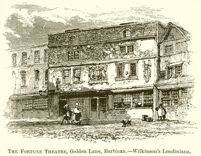 The Fortune Theatre, Golden Lane, Barbican.--Wilkinsons Londiniana od English School