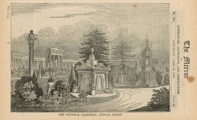 Obecný hřbitov v Kensal Green od English School