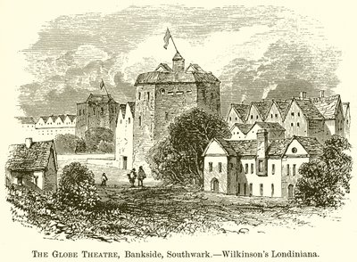 The Globe Theatre, Bankside, Southwark.--Wilkinsons Londiniana od English School