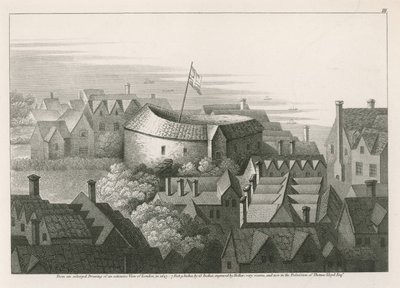 The Globe Theatre, Bankside, Southwark, Londýn od English School