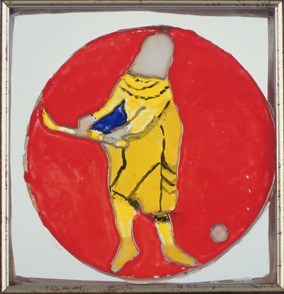 Golfista, také známý jako Crecy Window, z východního okna, c.1340 od English School