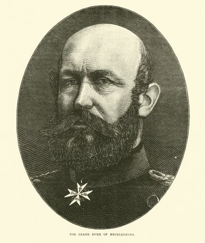 Der Großherzog von Mecklenburg, September 1870 von English School