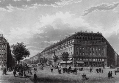Grand Hotel, Boulevard des Capucines, Paříž (rytina) od English School
