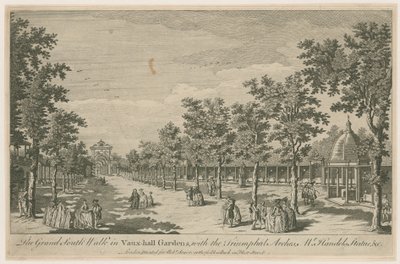 The Grand South Walk ve Vauxhall Gardens od English School