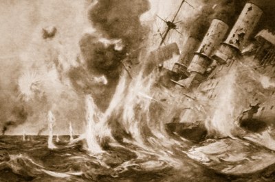 Velké britské vítězství u Falkland: Německý admirál jde ke dnu se svou vlajkovou lodí, 1914-19 od English School