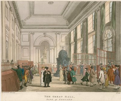 Velká síň, Bank of England od English School