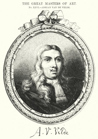 Velcí mistři umění, Adrian Van de Velde (rytina) od English School