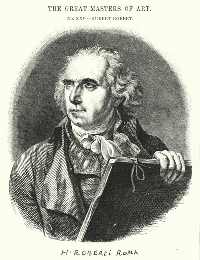 Velcí mistři umění, Hubert Robert (rytina) od English School
