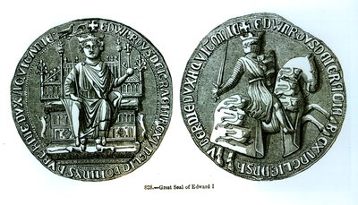 Velká pečeť Edwarda I. (1239-1307) od English School