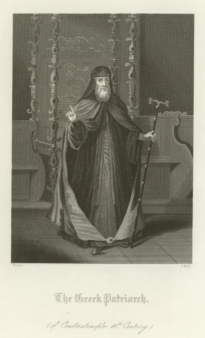 Konstantinopolský řecký patriarcha, 18. století od English School