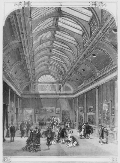 Grosvenor Gallery of Fine Art, New Bond Street, 1877 od English School