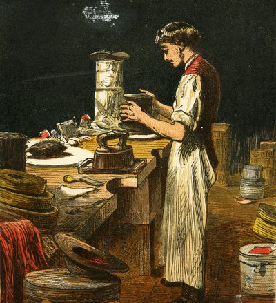 Kloboučník, 1867 od English School
