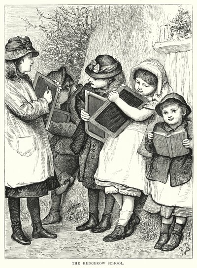 The Hedgerow School (rytina) od English School