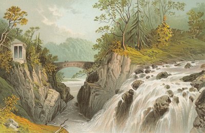 Hermitage und Falls of the Bruar - Nedaleko Dunkeldu od English School