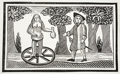 The History of Fortunatus, ilustrace z Chap-books of the Eighteenth Century od Johna Ashtona, pub. 1882 od English School
