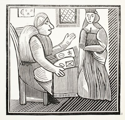 The History of Mother Bunch of the West, ilustrace z knihy Chap-books of the Eighteenth Century od Johna Ashtona, vyd. 1882 od English School