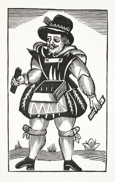 The History of Tom Long the Carrier, ilustrace z Chap-books of the Eighteenth Century od Johna Ashtona, pub. 1882 od English School