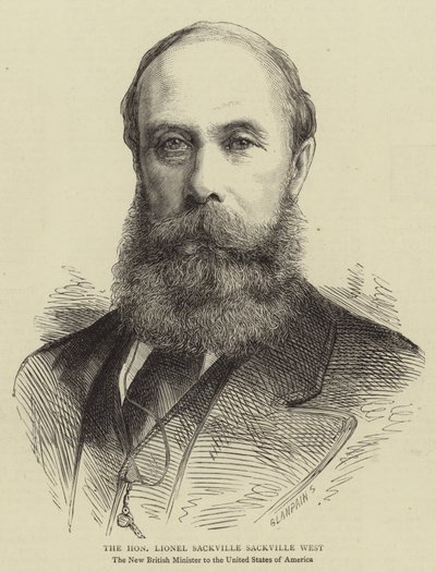 Ctihodný Lionel Sackville Sackville West (rytina) od English School