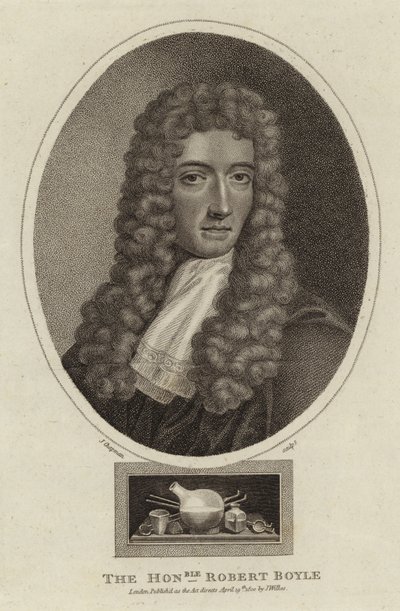 Ctihodný Robert Boyle (1627 - 1691) od English School