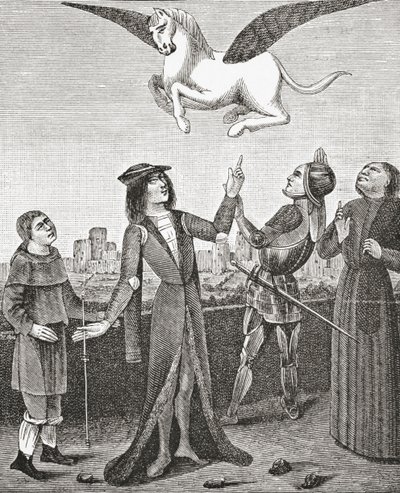 Kůň Pegasus, 1878 od English School