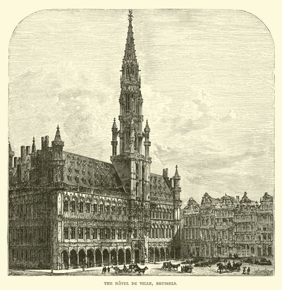 Hotel de Ville, Brusel od English School