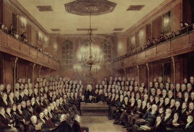 Poslanecká sněmovna v zasedání od English School