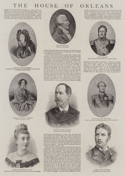 The House of Orleans (rytina) od English School