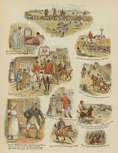 Den lovu (chromolitho) od English School