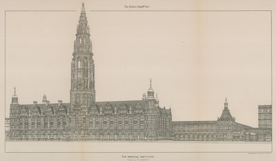 Imperial Institute: Design by T G Jackson od English School