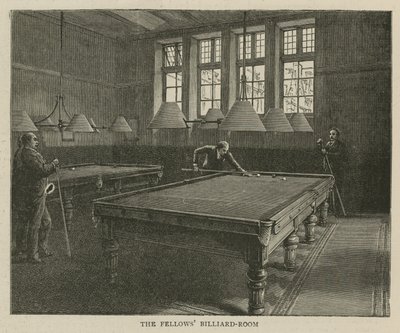 The Imperial Institute: The Fellows billiard room od English School