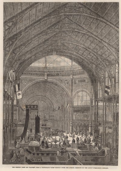 Mezinárodní výstava; Západní kupole a transept od English School