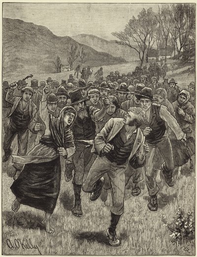 Agitace Irské zemské ligy od English School