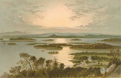 Ostrovy, Loch Lomond - shora Luss od English School