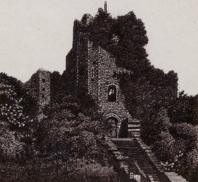 The Keep, Cardiff Castle (litho) od English School