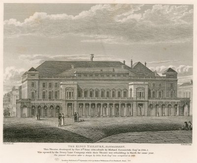 The Kings Theatre, Haymarket, Londýn od English School