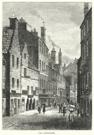 Kirkgate (rytina) od English School