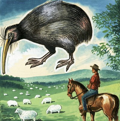 Kiwi, znak Nového Zélandu od English School
