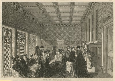 Ladies Gallery, Dolní sněmovna od English School