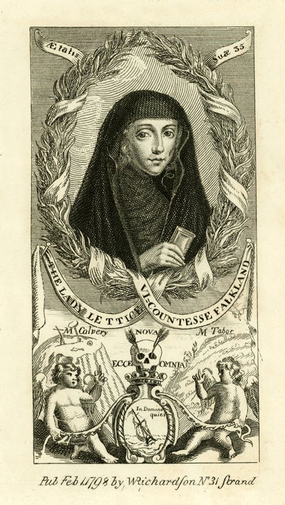 Lady Lettice, vikomtesa Falkland od English School