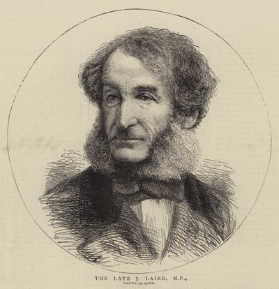 The Late J Laird, MP (rytina) od English School