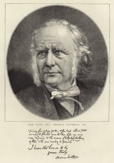 Zesnulý reverend Thomas Guthrie od English School