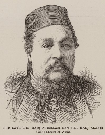 Thalat Sidi Hadj Abdessalem Ibn Sidi Hadj Al-Arabi (rytina) od English School