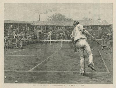 Zápas Lawn Tennis Championship ve Wimbledonu od English School