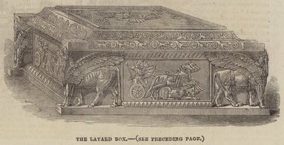 The Layard Box (rytina) od English School