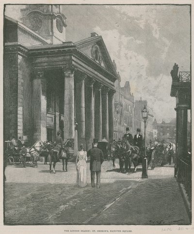 Londýnská sezóna: St Georges, Hanover Square od English School