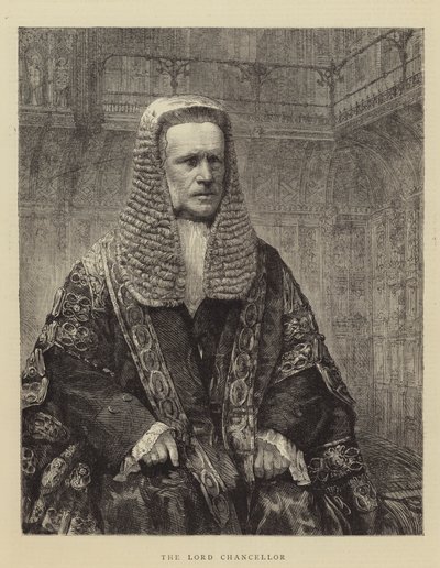 Lord Chancellor (rytina) od English School
