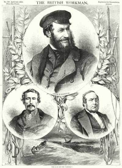 The Loss of the "Londýn" (rytina) od English School