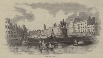 The Mall, Cork (rytina) od English School